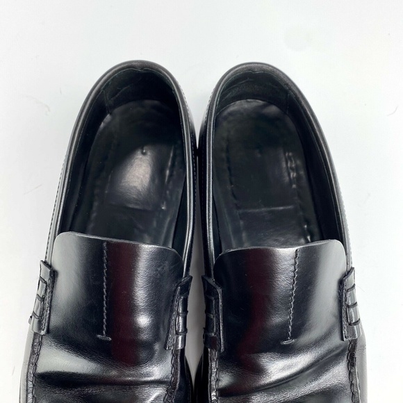 Prada Men Loafer Dress Shoes 2D0150 Black ITALY - Picture 8 of 11